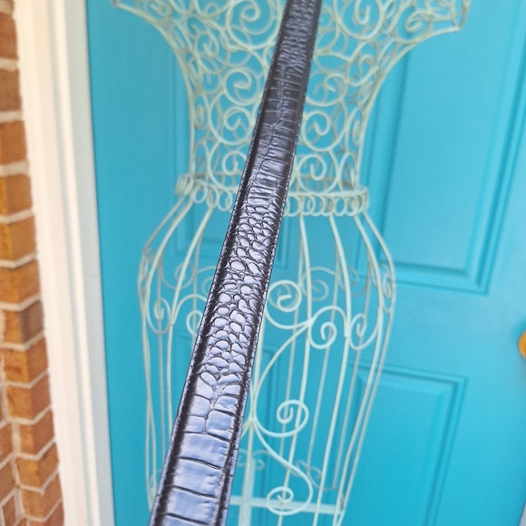 Ralph Lauren Genuine Leather Reversible Belt Alligator / Smooth Embossed Leather - Picture 10 of 17